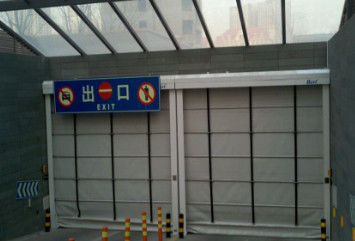 Купить Темно-синие вертикальные дверцы из ткани для промышленности аэропорты верфи online manufacture