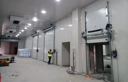 Купить Оцинкованная стальная секционная гаражная дверь RAL9006 цвет Низкое содержание online manufacture