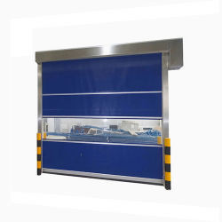 Купить Промышленные двери высокоскоростного прокатного жалюзи из ПВХ, автоматические быстроходные двери online manufacture