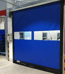 Купить Структура цилиндра высокоскоростные прокатные двери из ПВХ для чистой комнаты online manufacture