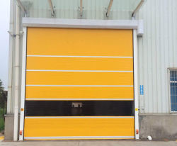 Купить Настраиваемая морозостойкая скоростная дверь из ПВХ с автоматическим сбросом трека для производительности online manufacture