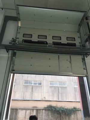 Купить Industrial Sectional Garage Door with Polyurethane Insulation 40mm Thickness and AC 220V-240V Motor online manufacture
