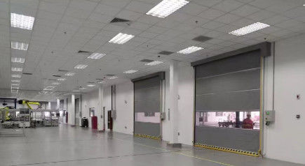 ПВХ ткань руловые двери автоматические быстродействующие роликовые двери промышленные
